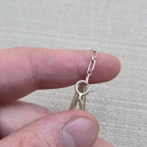 8 Inch Sterling Silver Turquoise Stone Pattern Liquid Silver Bracelet B711 - Picture 5 of 7